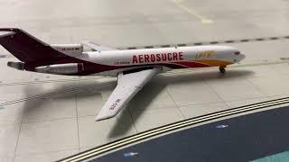 Gemini Jets Aerosucre Boeing 727-200 1:400 Scale Silent Unboxing