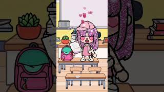 I Fell In Love With a Girl With Pink Hair,But My Ex #tocaboca #tocalifeworld #shorts