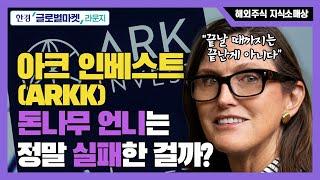 아크 인베스트(ARKK) 돈나무 언니는 정말 실패한 걸까?