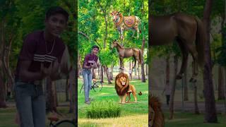 Tiger ने चिंटू को खा गया ~ mini wood - woodworking art skills/handcrafts /#shorts #youtubeshorts