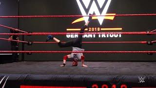 Sergii Shykin's breakdance skills impress at WWE tryout in Germany