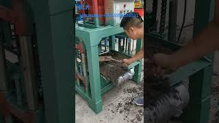 concrete cement solid hollow block making machine#shorts#hollow block making machine#blocks#bricks