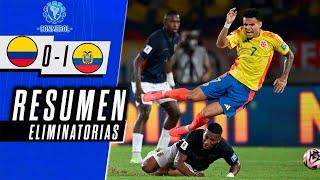 COLOMBIA vs ECUADOR 0-1 | Goles y Resumen del Partido | Eliminatorias Sudamericanas