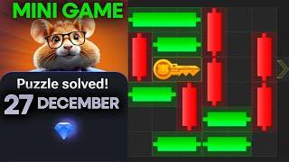 27 December Mini Game Puzzle Hamster Kombat Today | #puzzlegame Solved #hamsterkombat #minigame