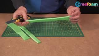 Tutorial: how to cut foam to make foam hats and wigs