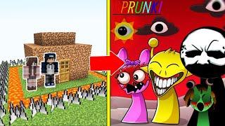 INCREDIBOX SPRUNKI Tấn Công Nhà Được Bảo Vệ Bởi bqThanh và Ốc Trong Minecraft