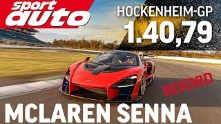 McLaren Senna | Production car lap record Hockenheim GP | sport auto | Hot Lap