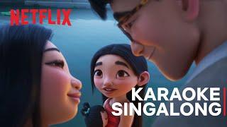 "On The Moon Above” Karaoke Sing Along Song  Over the Moon | Netflix After School