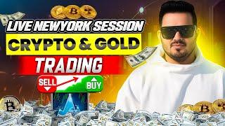 Crypto & Gold Live Trading || 12 March || The Trade Room -  Mayank Raj