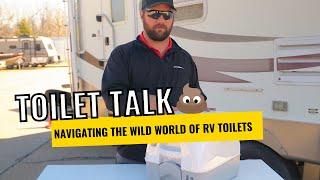 What are the different types of RV toilets?