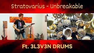 Stratovarius - Unbreakable Guitar/Drum Cover Ft. @3L3V3NDRUMS