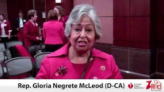 Congresswoman Gloria Negrete McLeod  On Why She Goes Red For Women's Heart Health