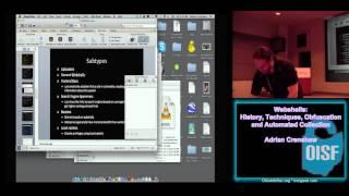 OISF 2013   Adrian Crenshaw Webshells History, Techniques, Obfuscation (Fixed Audio)