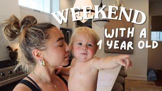 Weekend with our Toddler! Parent Life & Struggles, Opening Up, Mom's Revolve Haul | Julia & Hunter