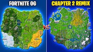 Fortnite OG Season vs Chapter 2 Remix (2023 vs 2024)