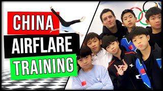 TRAINING AIRFLARE WITH KIDS FROM CHINA - COACH SAMBO