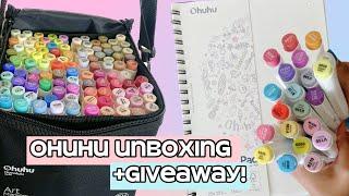 Ohuhu package unboxing review! + giveaway