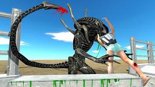 XENOMORPH Escapes & Eats People - Animal Revolt Battle Simulator