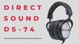 密閉型ヘッドホン DS-74 / DIRECT SOUND