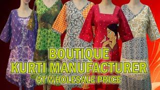 Pure Cotton Handblock print Kurtis || Boutique kurti manufacturer || online shopping available