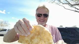 Mission San Xavier del Bac, Indian Fry Bread.  4K  - San Xavier Mission Tucson AZ - ECTV