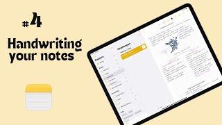 #4 Apple Notes (iPad): Handwriting Notes for Beginners