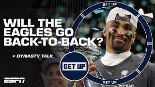 Peter Schrager says Eagles 'will NOT repeat' + Are dynasties good for sports ⁉️ | Get Up