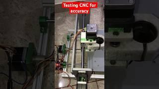 Testing CNC for accuracy-homemade CNC #grbl #cncmachine #diy #homemade