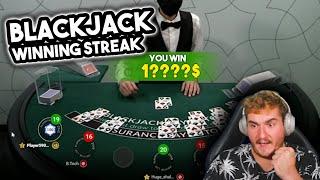 ️BIG WINNING BLACKJACK SESSION (+1***$?) GambleMojo