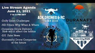 -Dolly Zoom Challenges, -Why Use ND Filters  -Corporate Drones  - Successful drone Companies