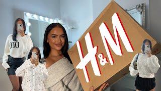 H&M NEW IN | cozy vibes + try on haul