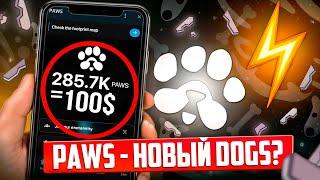 АИРДРОП PAWS! НАСЫПЯТ БОЛЬШЕ ЧЕМ DOGS? ЗАБЕРИ СВОЙ AIRDROP! НОВЫЙ ХАЙП В TELEGRAM!