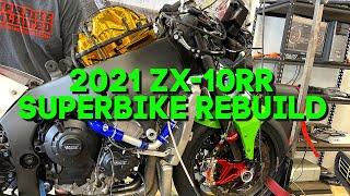 2021 Kawasaki ZX-10RR Pro Superbike Ep.10 - Rebuild For MotoAmerica! (Part 1)