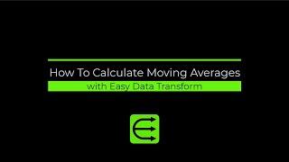 How to calculate a moving average