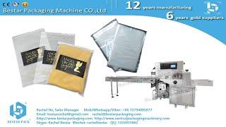 Bestar 600X flow pack machine for T-shirt bags