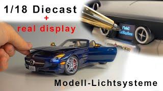 Mercedes SLS AMG Roadster with light package 1:18 diecast