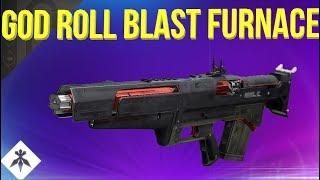 THE GOD ROLL BLAST FURNACE (Kill Clip/Feeding Frenzy) Destiny 2 Black Armory