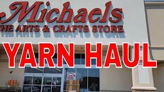 Yarn Haul * Michaels * Anniversary Cake * Shop With Me * New Yarn * Crochet Talk *