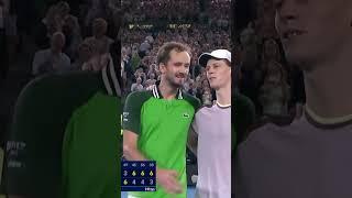 THE MOMENT JANNIK SINNER MADE HISTORY AT THE AUSTRALIAN OPEN  #AustralianOpen 