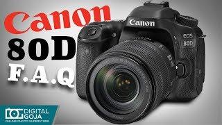 Canon EOS 80D | FAQ