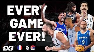 SERBIA  FRANCE | All games in 3x3 Basketball history