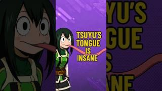 "Tsuyu’s Tongue is 65 Feet Long?! "  #mhacommunity #mha