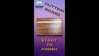 Walnut Cutting Board from Start to Finish #shorts