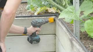 How to install: Vegetable garden protection fencing