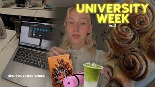 uni week ep.2  - la routine, shopping, grèves, lecture & school