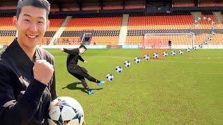 KNUCKLEBALL CHALLENGE WITH SON HEUNG-MIN (손흥민)  