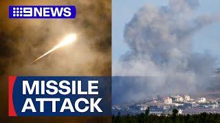 All out war a step closer in the Middle East after missile attack on Israel | 9 News Australia