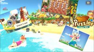 Monster Hunter Puzzles: Felyne Isles +Story Sunny's Surfhouse Fin, new Boss fight & Aria the dancer.