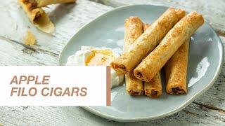 Apple Filo Cigars | Food Channel L Recipes