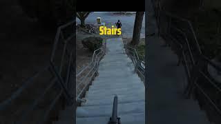 I've always been scared to do this.  Staircase at Fullerton Loop. #shorts #mtb #staircase